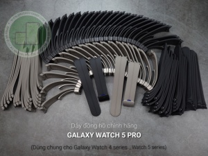 Dây cao su ZIN Galaxy Watch 5 Pro chính hãng (20mm - Ngàm cong)
